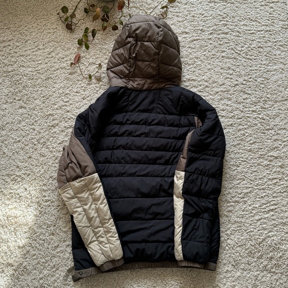 Columbia Black Brown Colorblock Anorak Jacket - Picture 7 of 10